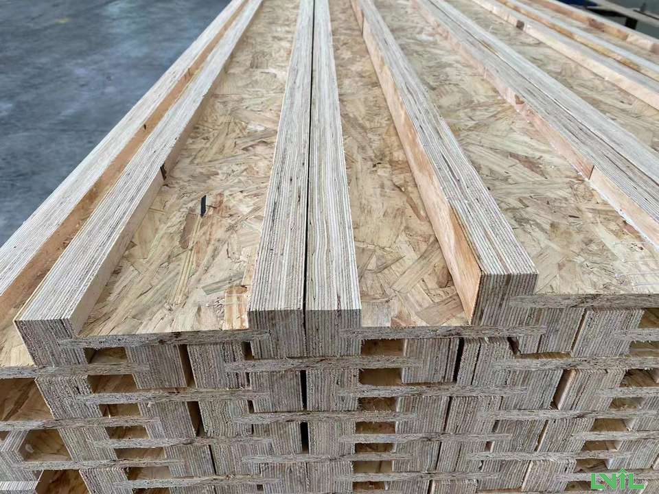 Australia Standards Larch Pine LVL Flange OSB Web Wood I Joists 45*300mm For Construction For Floor