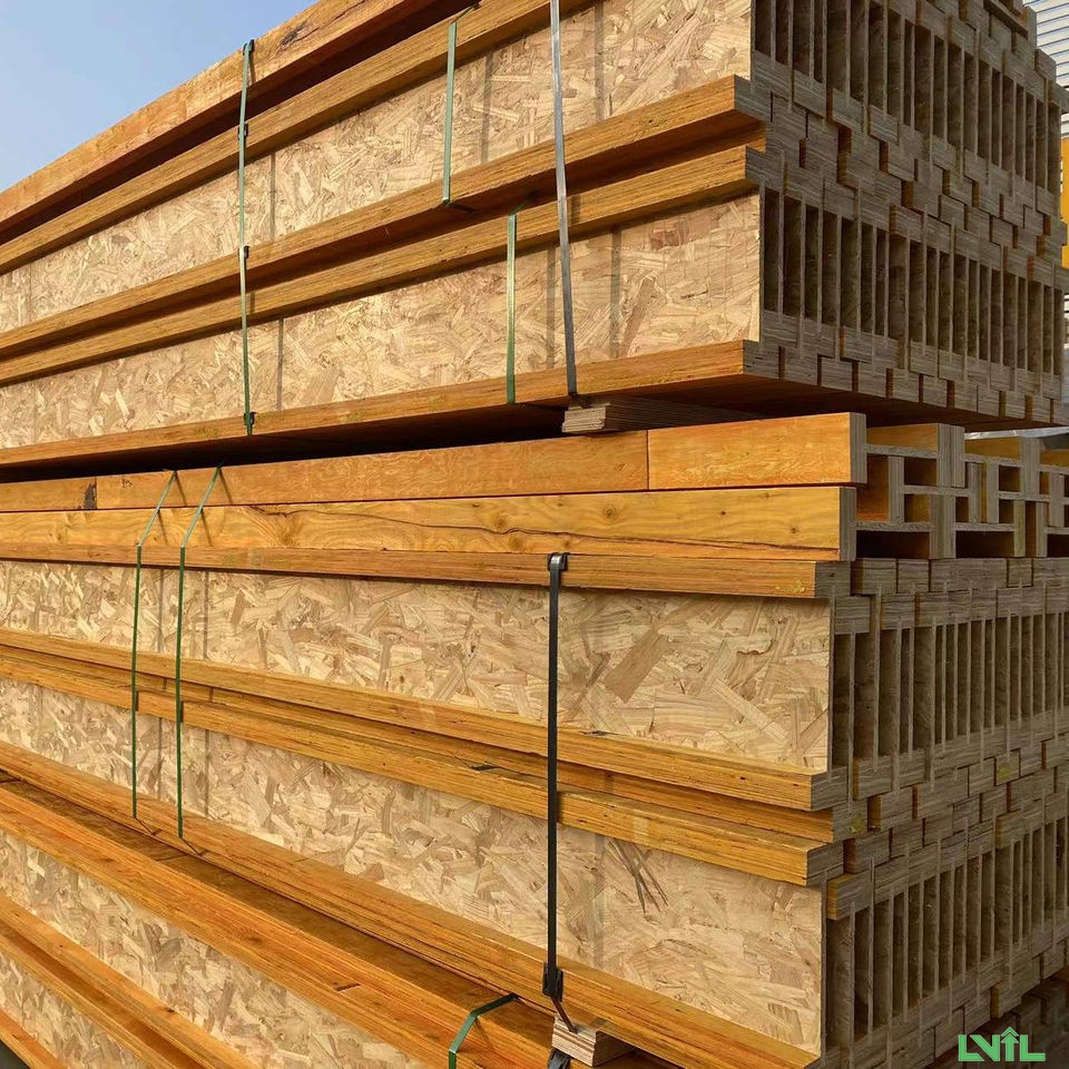 LVIL Factory Outlet Formwork Material Wood I-joist Light Frame Trusses 300 x 63 H2